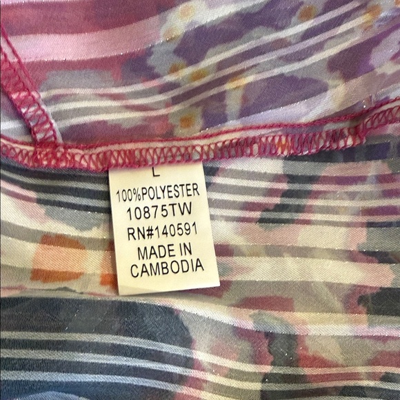 Colorful Patterned Blouse - Picture 5 of 5